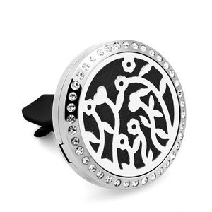 Diamond Flowers Essential Oil Diffuser Locket Car
